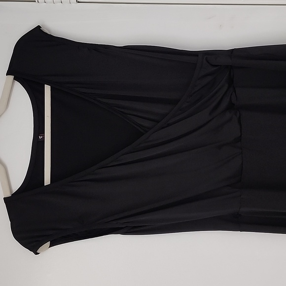 Rk black stretchy sleeveless dress, large - Picture 2 of 4